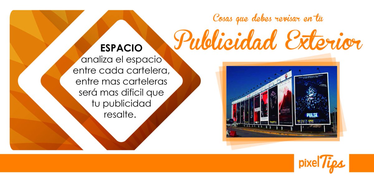 PixelPrintyp's tweet image. #PixelTips Publicidad Exterior