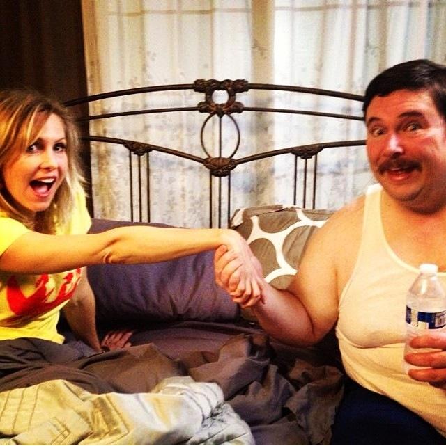 20STL's tweet photo. When @crackley met @scottleggs #HelloLetsBone #AnActorsLife #MakingArt https://t.co/wgVhmWXOxE http://t.co/a8RqPOlhYw