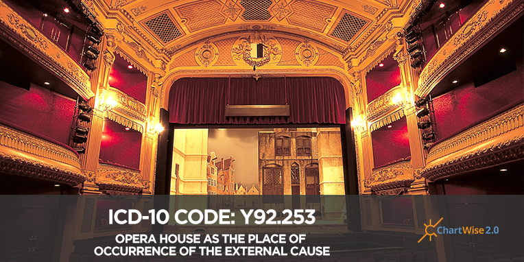 ChartWiseMed's tweet image. If you're at an opera house & poked by a viking helmet or hurt by a falling chandelier, there's an #ICD10Code for ...