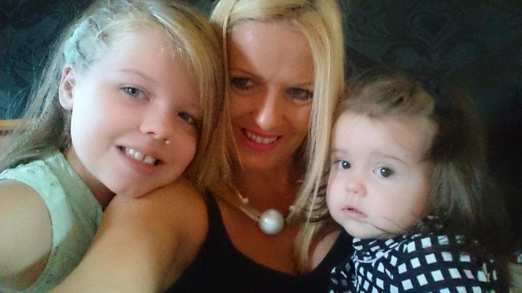 fayedono's tweet image. Just celebrated my baby's 1st birthday #lovemygirls 💗💜