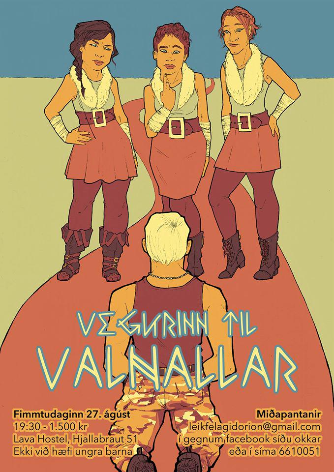 Upp er komið nýtt veggspjald fyrir sýninguna teiknað af Védísi Huldudóttur