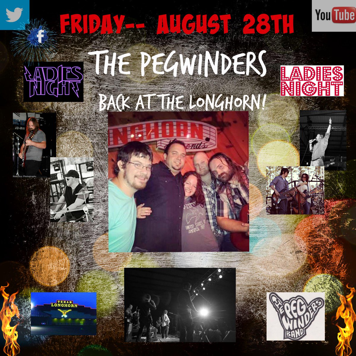 ThePegwinders's tweet photo. #texaslonghorn #vintonla #thepegwinders #rocknroll @bassplayercory @barnett_brady #thetexaslonghorn #louisiana http://t.co/vC74KjyTjc
