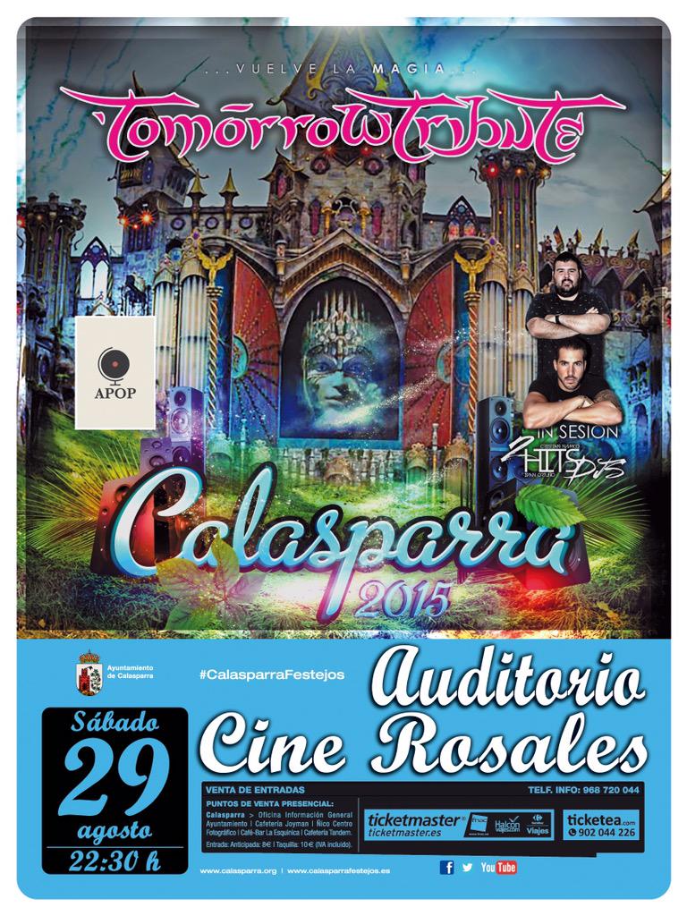 Es OFICIAL Calasparra! Nos vemos el 29 de Agosto!! ¿Te apuntas? <a href="/tomorrowtribute/">tomorrowtribute</a> <a href="/2HITSDJS/">2НІТSDĴŠ</a> <a href="/TTcalasparra/">Tomorrow Calasparra</a>