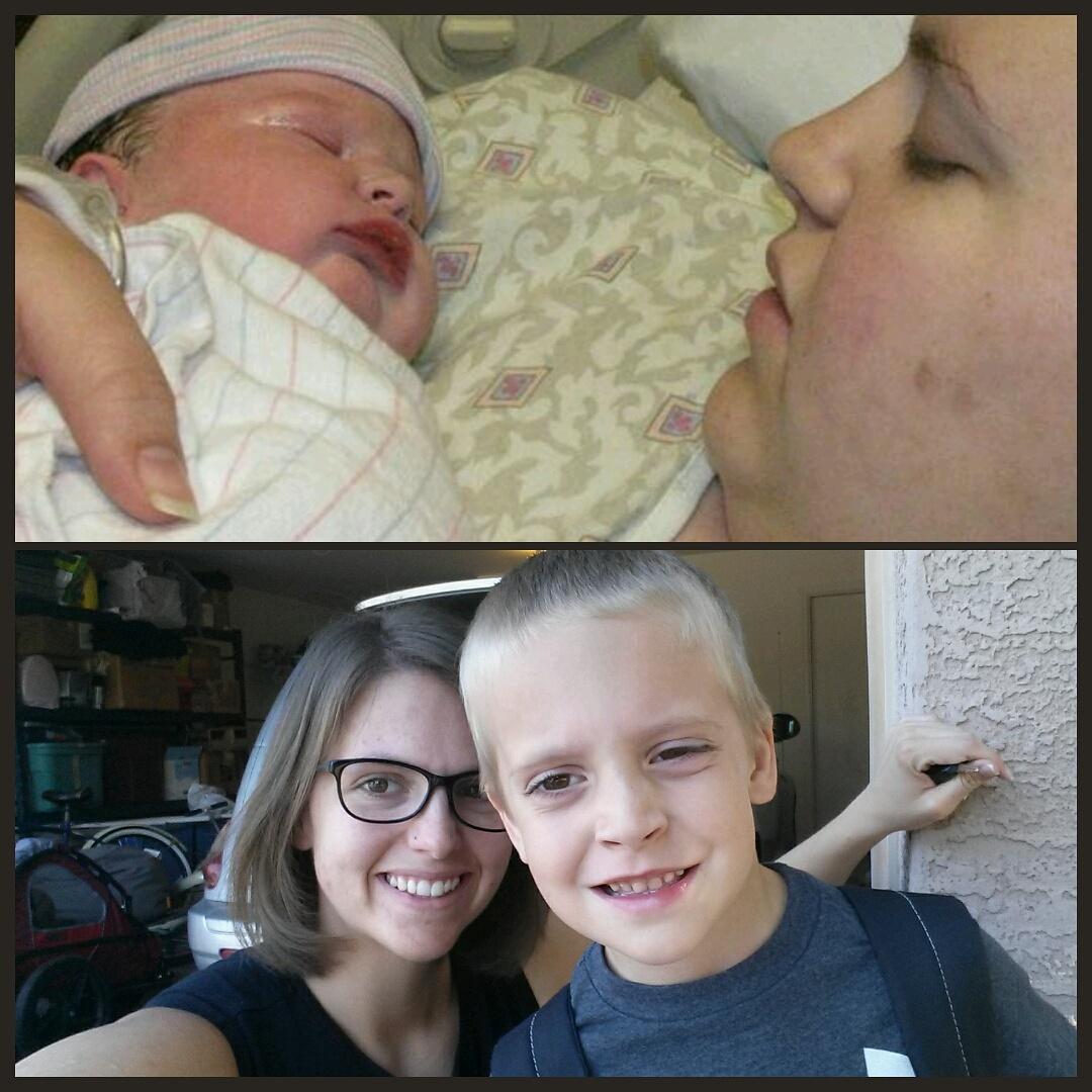 kylaree17's tweet photo. Our first photo together and us 6 years later. #happybirthday #lovemylittleman #tothemoonandback http://t.co/m3PLMeXUHw