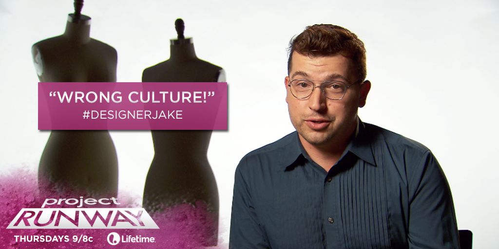 ProjectRunway's tweet image. Looks like we just got schooled by #DesignerJake! #ProjectRunway