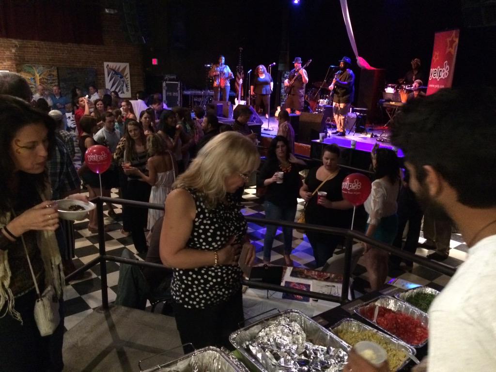IndiePlate's tweet photo. The house is packed and the food is going fast!! http://t.co/ZZaBCqeFE1