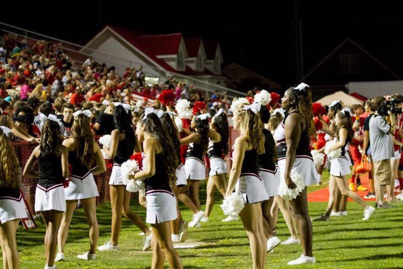 dMHS_Cheer's tweet photo. We're ready for tomorrow! Are you? Be @ manual stadium. 7:30!!! http://t.co/1HlcrvTTPY