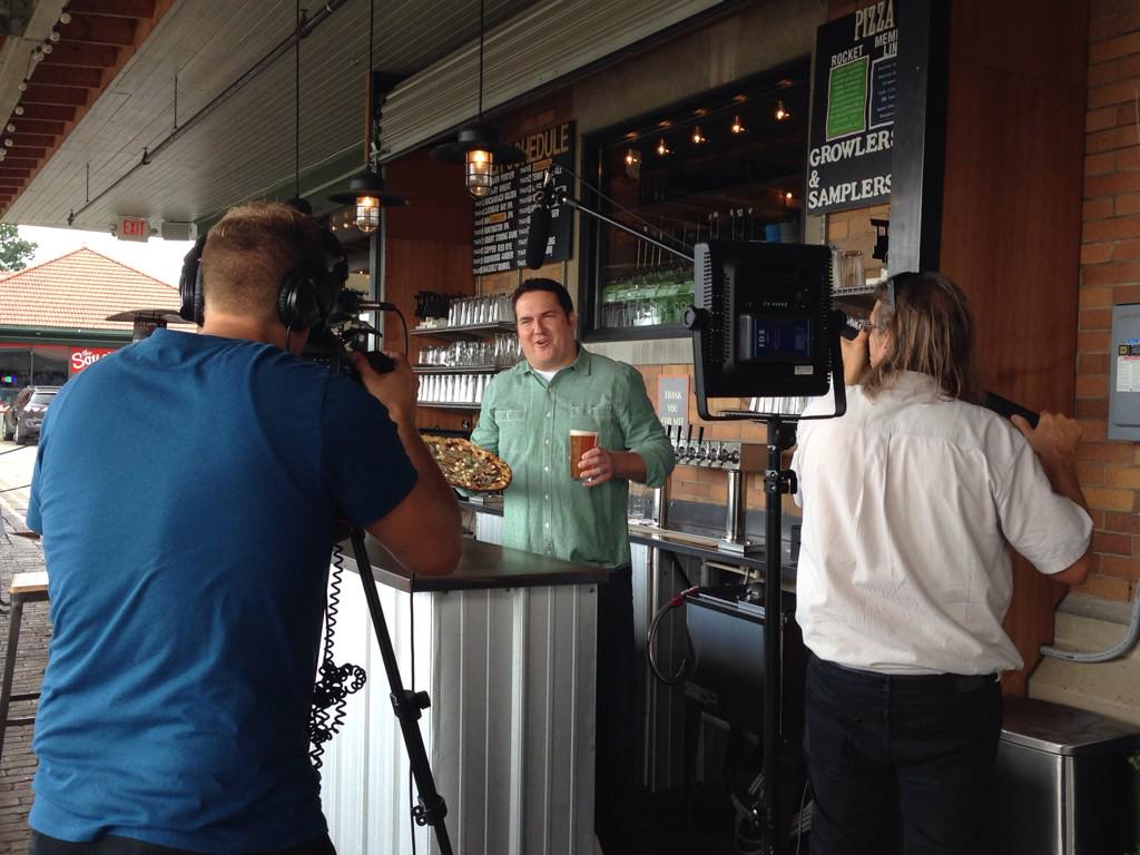 TraverseTravelr's tweet image. Had fun shooting video today at @FillingTC. Hopefully the sun will return tomorrow for day 2. #tcmi