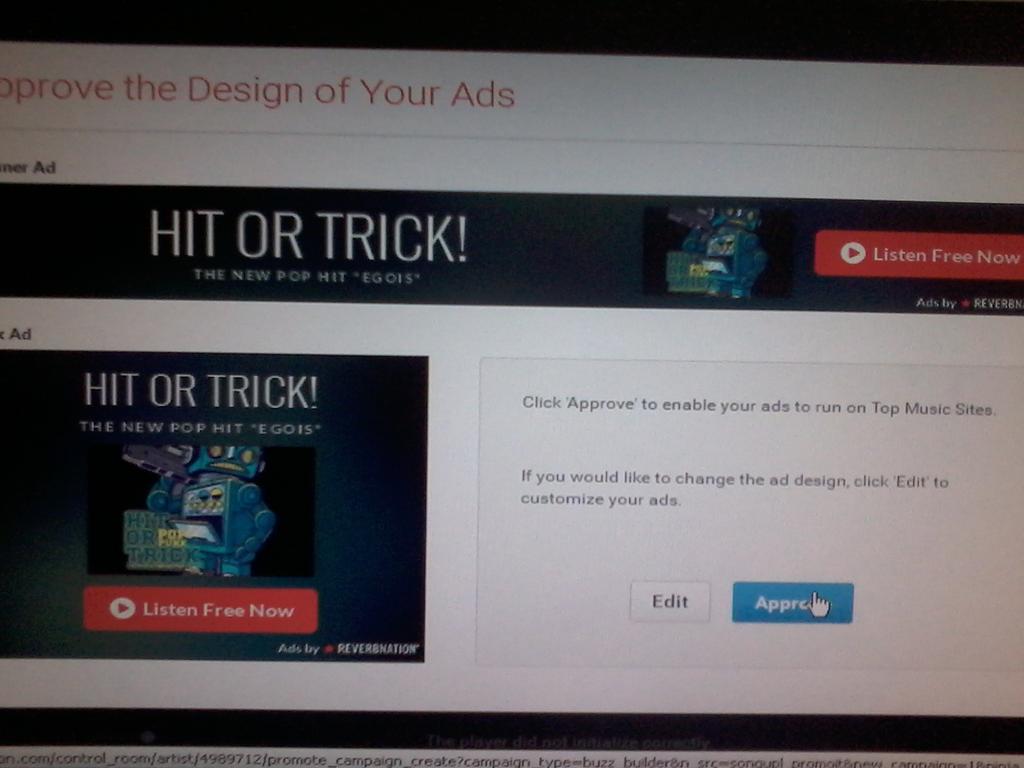 jangan lupa check lagu baru kita di reverbnation.com/HitOrTrick thx;)