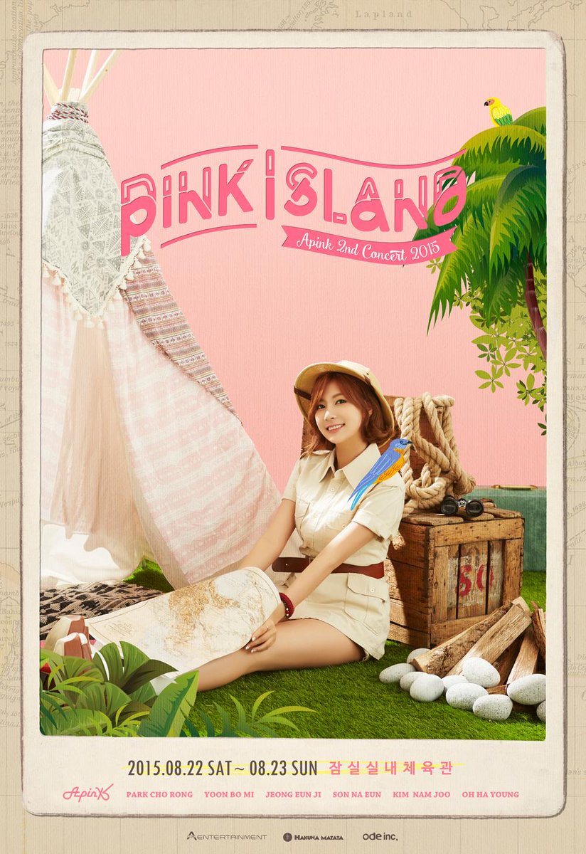 Apink_2011's tweet photo. [#에이핑크] Apink 2nd Concert [PINK ISLAND] D-1 #Apink #PINK_ISLAND #하영 #HaYoung

드디어 내일! 핑크 아일랜드에서 만나요! http://t.co/nsQRlmAlsK