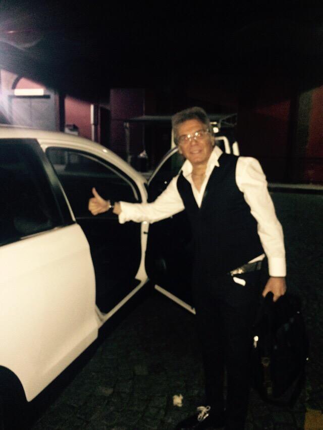 #FotoExclusiva Así llegaba Beto Casella a Ideas del Sur #Bailando