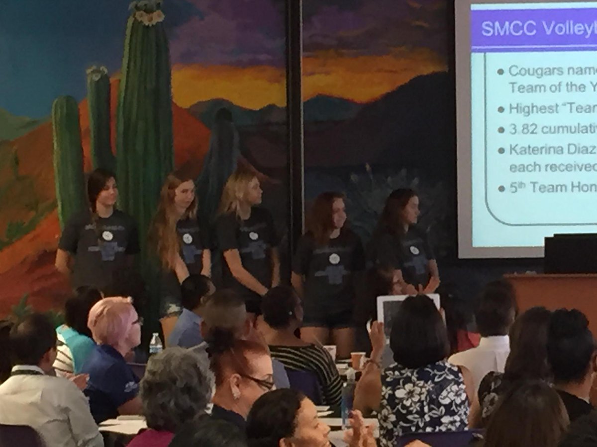 patmooneysmccvb's tweet photo. Academic National Champs getting recognized at the SMCC all campus meeting! #smccvb http://t.co/BYLOB69QOL