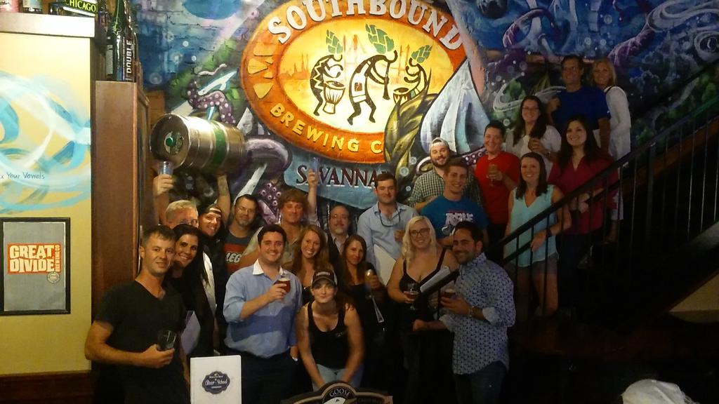 First Beer School Class picture.  Thanks Derek and Smith for dropping awesome knowledge