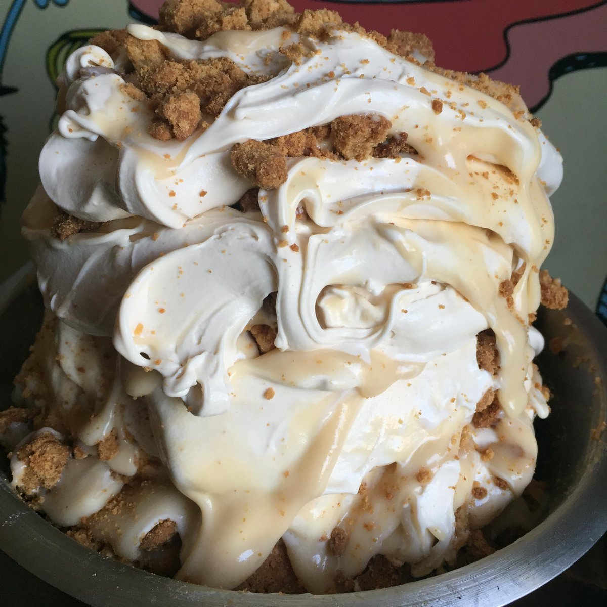 P NUTTY – Peanut butter gelato w/ peanut butter cookie &amp; peanut custard. We’re not crazy, the peanuts are crazy.