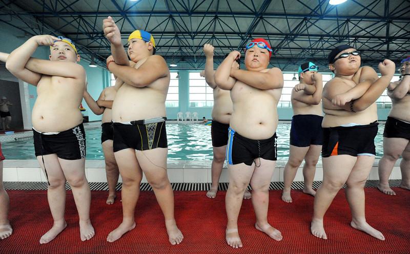 Chubby chinese boy