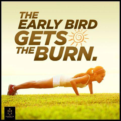 SumayaDelhi's tweet photo. There’s rarely a bad time to exercise, but morning workouts have been proven to burn more calories. http://t.co/kBzVipuAOW
