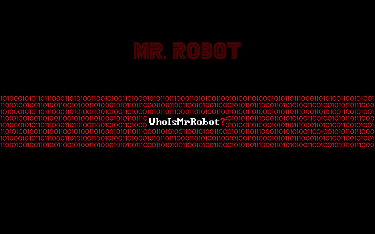Alex Abian on X: Love this Mr.Robot wallpaper  / X