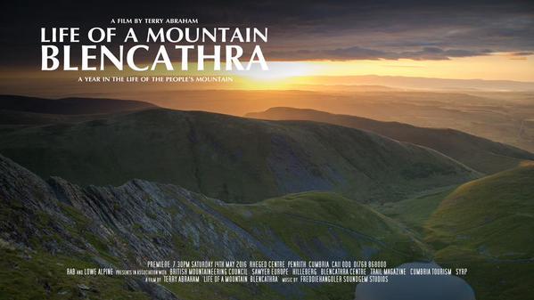 BlencathraTim's tweet image. Tickets now on sale for Premiere @terrybnd film 'Life of a Mountain: Blencathra' via @RhegedCentre 14th May 2016