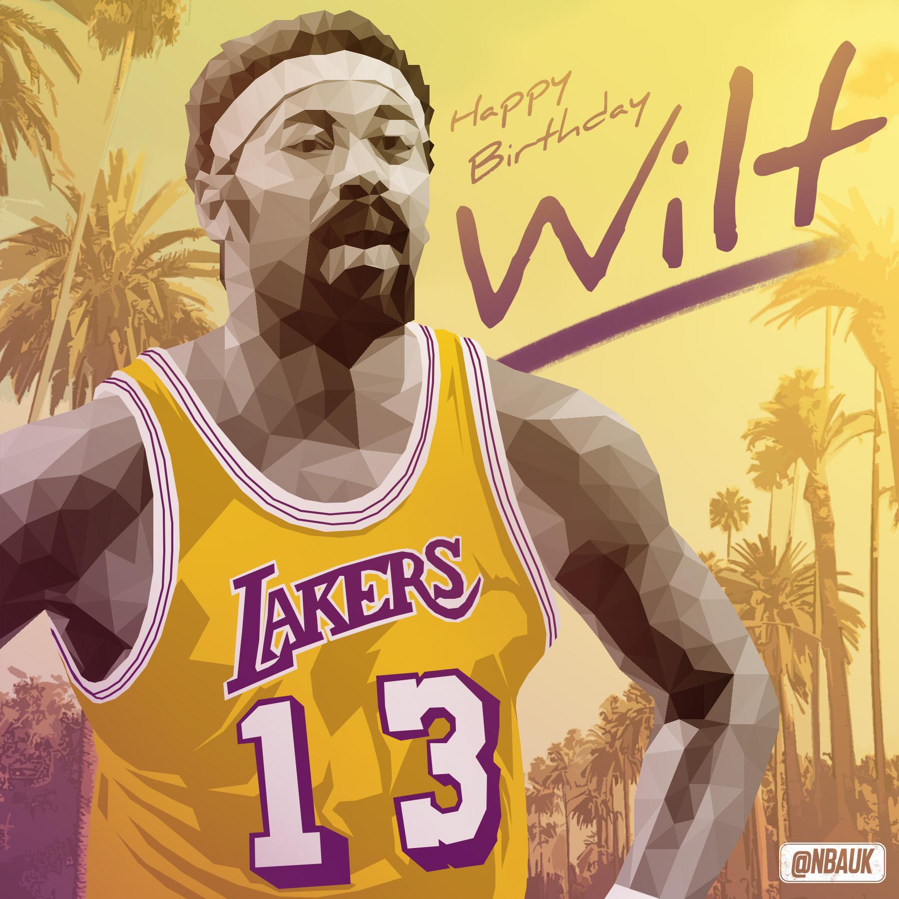 Happy birthday Wilt Chamberlain! 