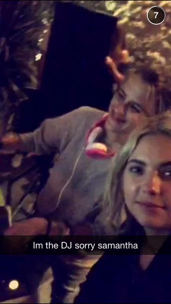 Posté par Ashley sur Snapchat