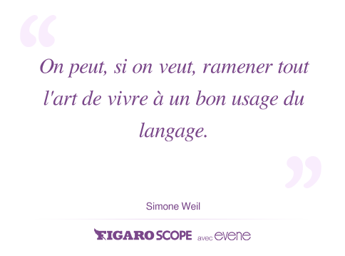 Evene Citation La Philosophe Simone Weil Sur L Importance Que Revet Notre Langage Http T Co Vpbsybvzsz Http T Co 6yupnpm5ei Twitter