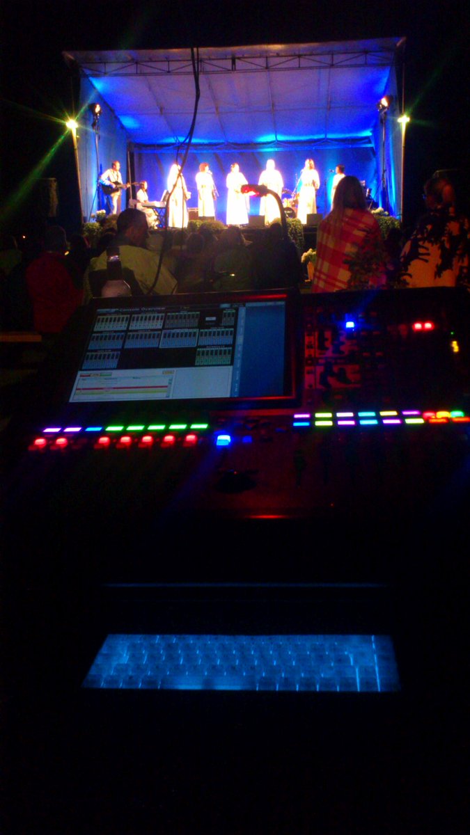 Last night with @MIDASconsoles was fun. #midaspro