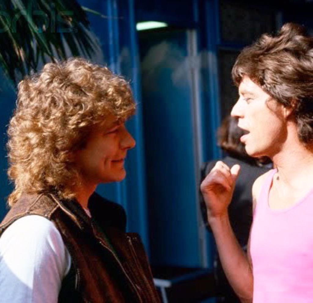 MICK JAGGER wishes ROBEPLANT a happy birthday!       