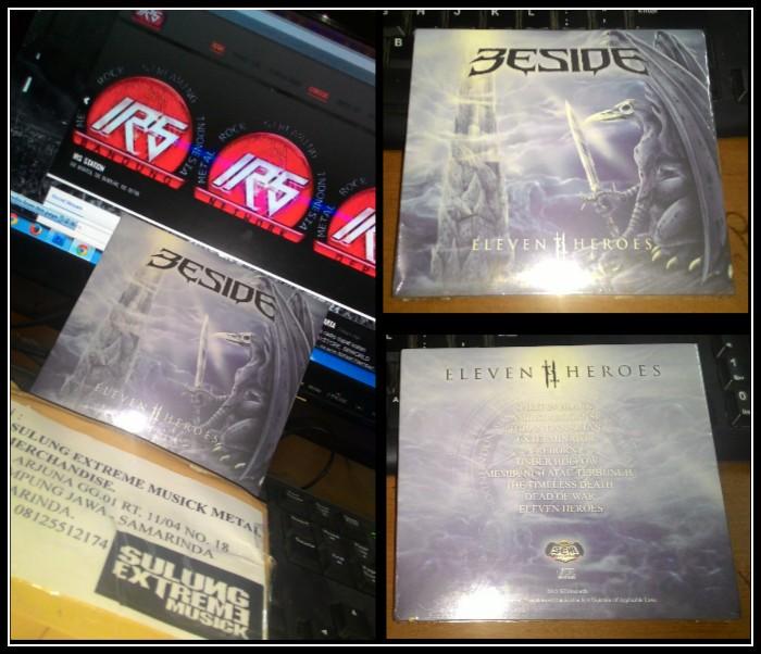 Fresh from oven! <a href="/BESIDEofficial/">BESIDE</a> "Eleven Heroes" album ready for irs review &amp; air play. Thanx <a href="/SEM_Merch/">SULUNGEXTREMEMUSICK</a> , Hail \m/