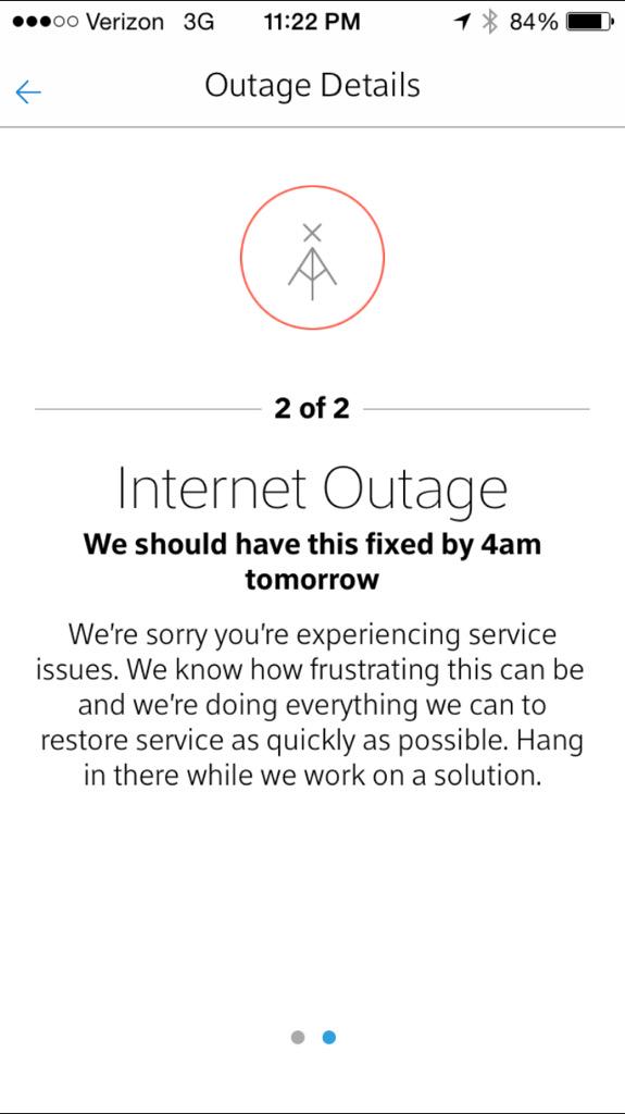 joshvermaire's tweet photo. .@comcastcares 6th time (that I'm aware of) in 72 hours. WTF is going on?!? http://t.co/GPaFWz9Gav