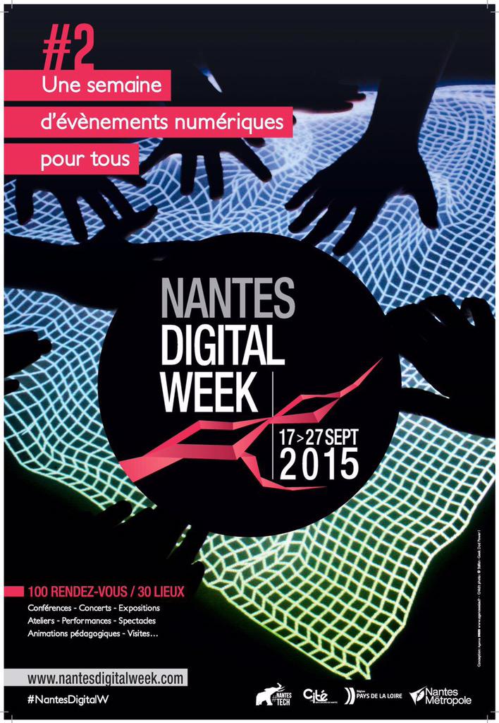 franckytrichet's tweet image. La programmation Nantes Digital Week est en ligne : nantesdigitalweek.com/evenements-201… Et bonus, l&apos;affiche 2015 #NantesDigitalW