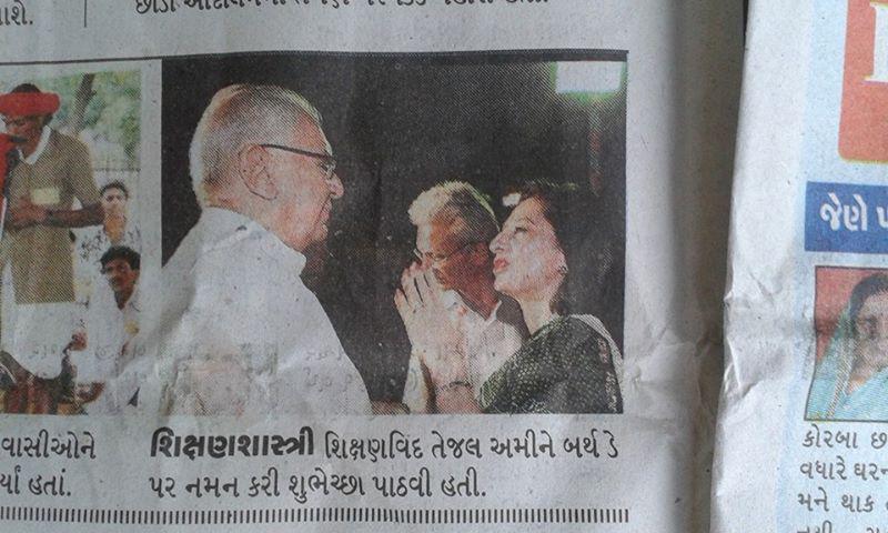 A huge loss personally and to public life. Sanatbhai Mehta will be remembered as a true Karmajoyi. #Baroda #Vadodara