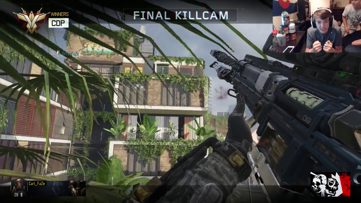 FaZeClan's tweet photo. THE BEST Trickshot on Black Ops 3 so far was hit by FaZe Carl today: http://t.co/R4tV0iYyFI #BO3Beta http://t.co/V8lna6Sj27