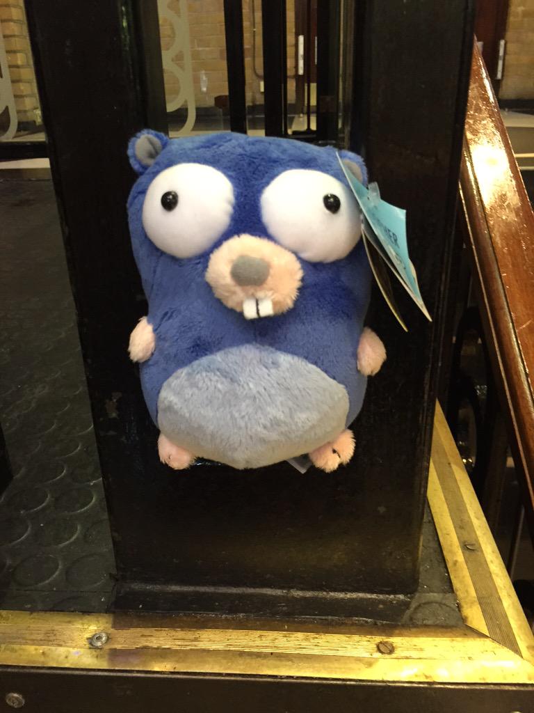 HurstDEV's tweet image. Were at @GolangUKconf today, and we've already made a new friend!