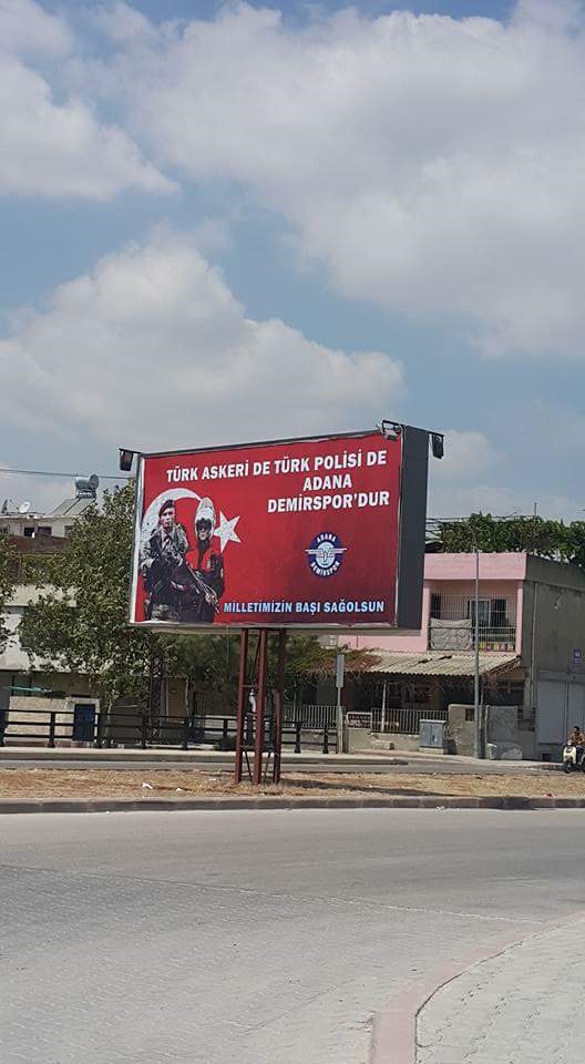 AdsKulubu's tweet photo. Türk askeri de, Türk polisi de Demirspor'dur. http://t.co/ri8FP2uGRv