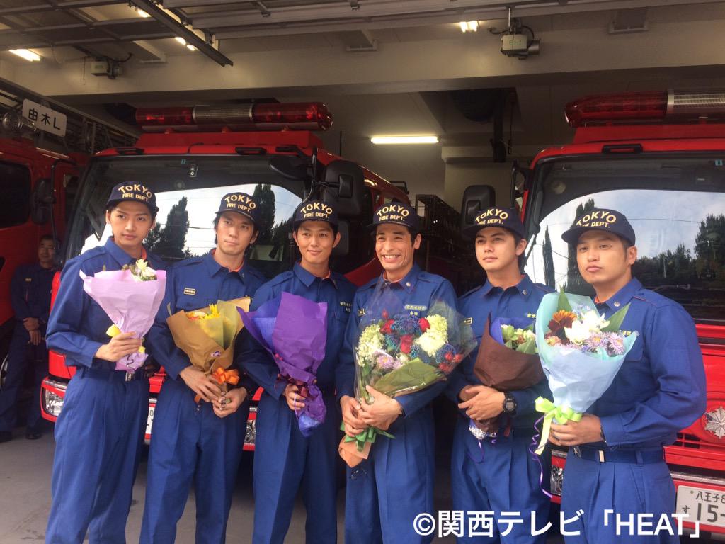 ドラマ Heat 公式 Di Twitter 消防隊チーム クランクアップしました Http T Co Wwmlbsne9r