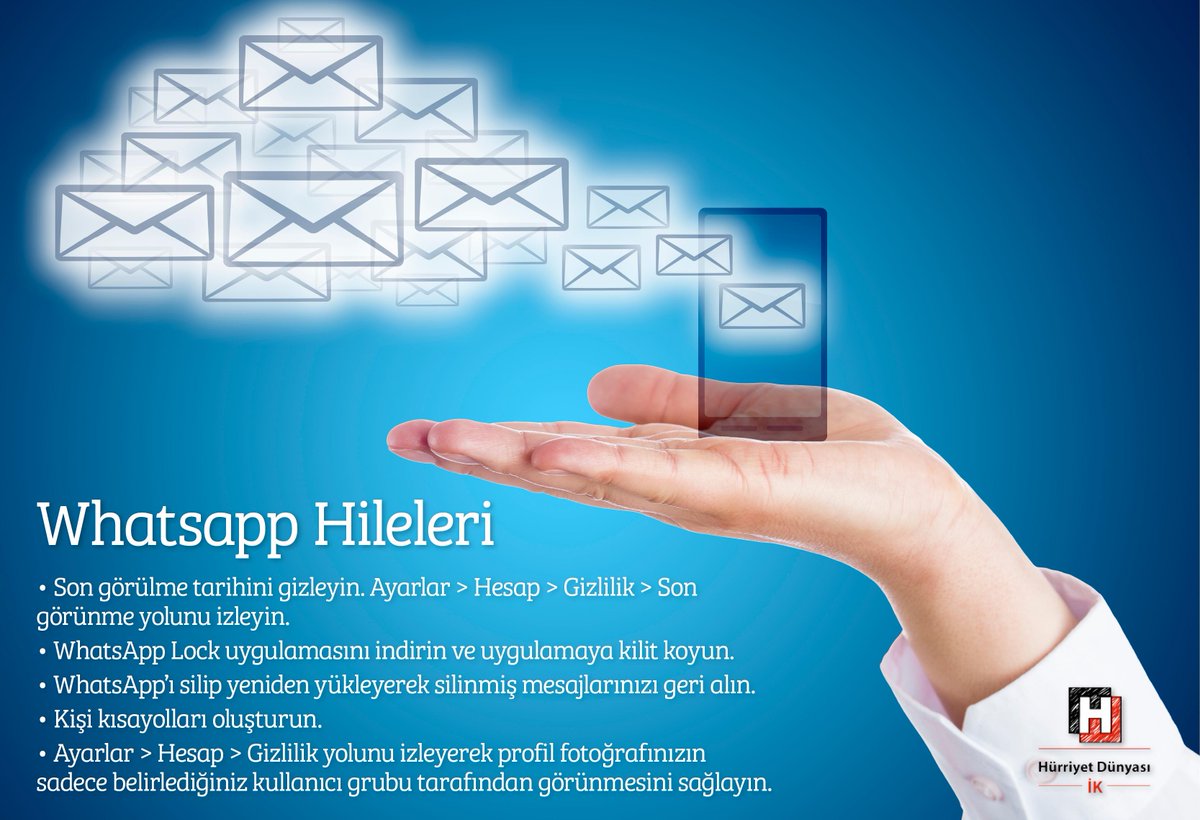 WhatsApp’taki o mavi tik işareti herkes gibi senin de kabusun olduysa WhatsApp'ın hayat kurtaran hilelerine başvur.