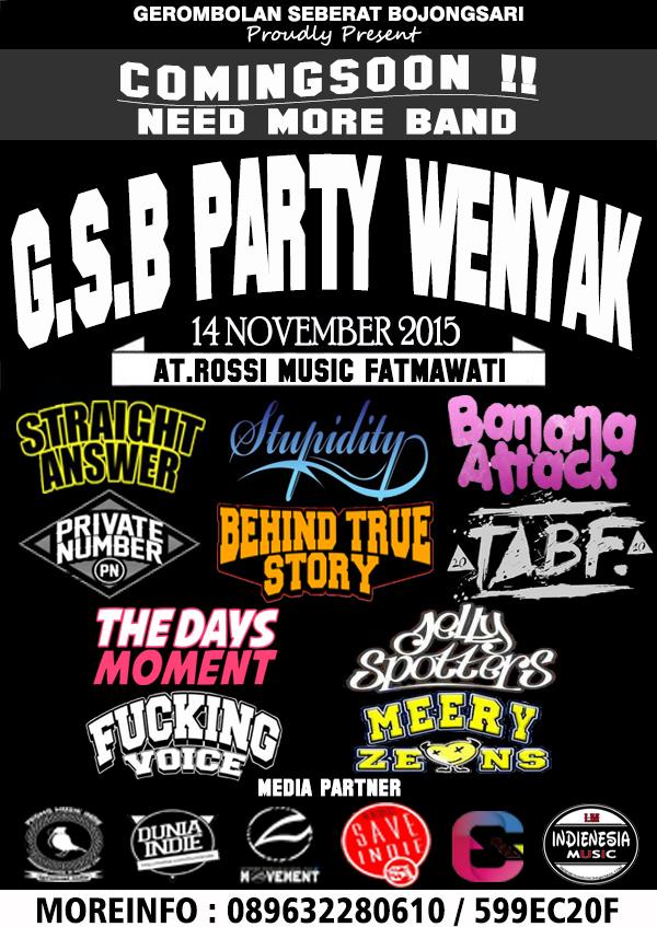 <a href="/IndienesiaMusic/">Indienesia Music</a> <a href="/GSB_CREW/">GSBojong sari crew</a> 14Nov 15 <a href="/RossiMusic_/">RossiMusik Fatmawati</a> w/ <a href="/Stupiditos_/">STUPIDITY 25</a> <a href="/BEHINDTRUESTORY/">IG : BEHINDTRUESTORY</a> @TABF_Official <a href="/pnprivatenumber/">Private Number</a> dll