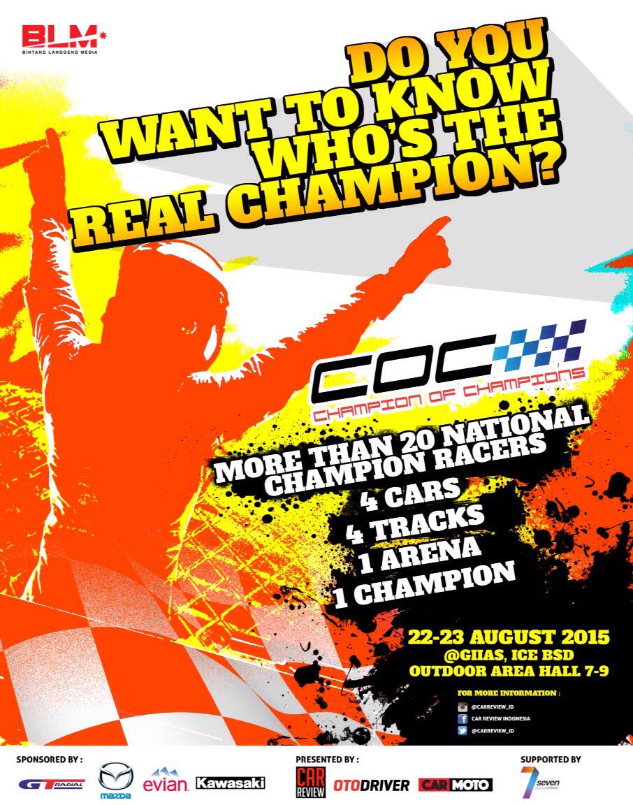 DO YOU WANT TO KNOW WHO'S THE REAL CHAMPION ?
MORE THEN 20 NATIONAL CHAMPION RACERS
4 CARS 4 TRACK 1 ARENA 1 CHAMPION