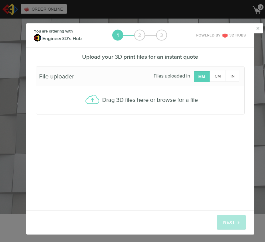 Thanks to <a href="/3DHubs/">Hubs</a> &amp; <a href="/_CRE8IVE/">CRE8IVE</a> a beautiful 3DHubs widget to order direct! Check it out: engineer3d.com.au <333