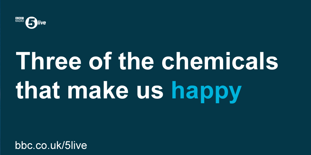 bbc5live's tweet photo. The chemicals of happiness?

#5liveHappy http://t.co/2iutuIN2Ae