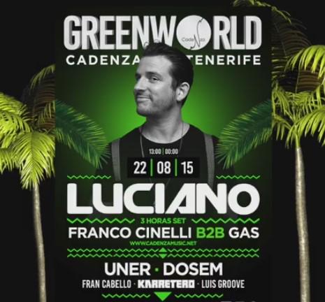 No queda nada señores... ¡NADA! Mañana, #Greenworldfestival con @LucianoCadenza bit.ly/entradasgreenw…