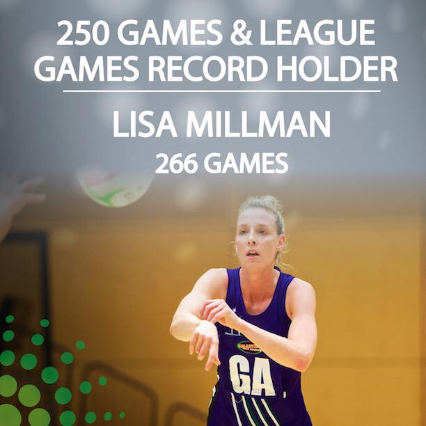 NetballWA's tweet photo. Congratulations to Lisa Millman, games record holder with 266 games! http://t.co/2QOPgKWDUP