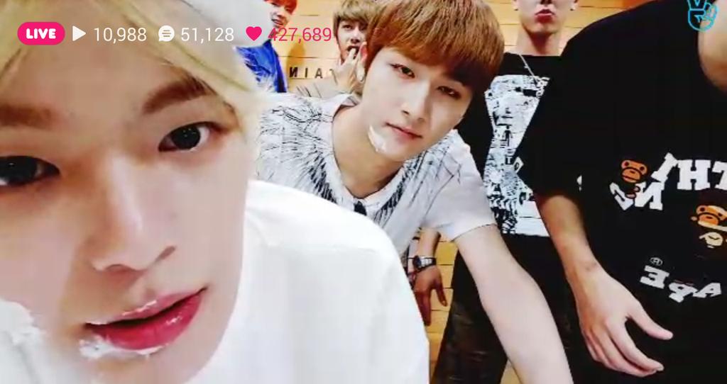 MONSTAXUS's tweet photo. [CAP] 150821 #MONSTA_X-FILE (100-Day! Practice Room Attack!) Live V App #100DayswithMonstaX #MONSTAX_100DAYS #몬스타엑스 http://t.co/UbxF1g6vhf