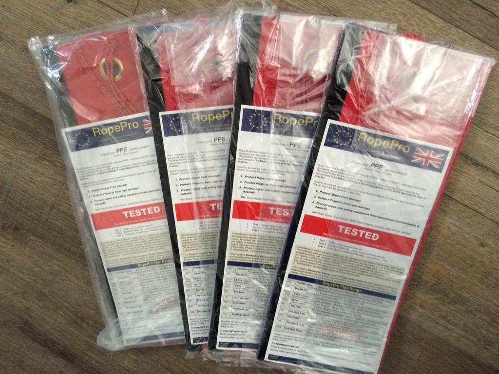 DynamicAccessUK's tweet photo. Our New Kevlar Lined Rope Protectors Have Arrived! #IRATA #RopeAccess #HeightSafety #EdgeProtection #RopePro http://t.co/Kp7FNcoHUj