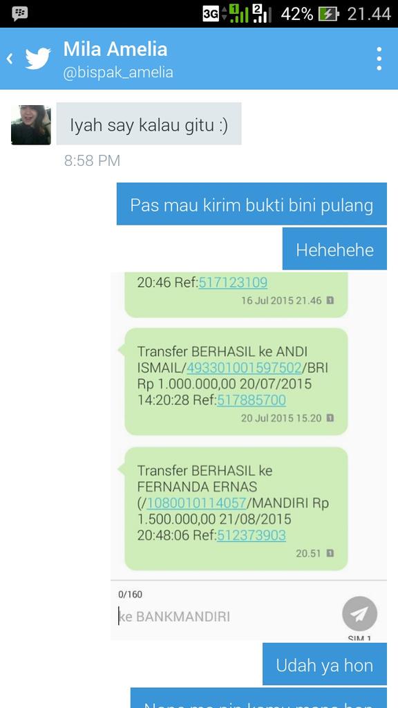 wawanmho's tweet photo. Akhirnya penipu ini kena tipu. Wkwkwkwkwkwk http://t.co/ZdfnAv5hSH