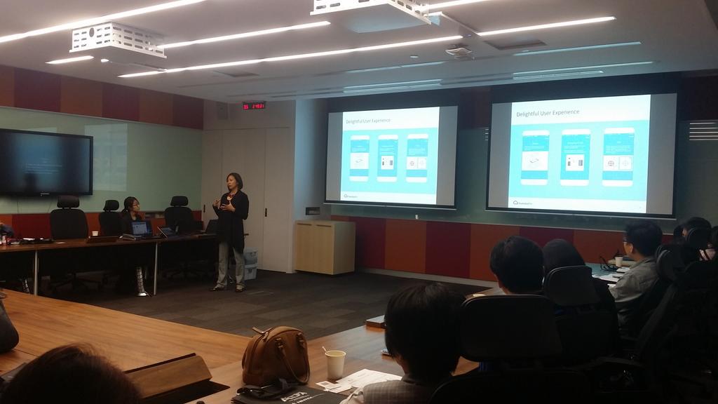 alfaconnections's tweet photo. @CumulusPro_com  Adeline showcasing Mobile Document capture at Microsoft singapore for Alfa Event http://t.co/teEZFTylxG