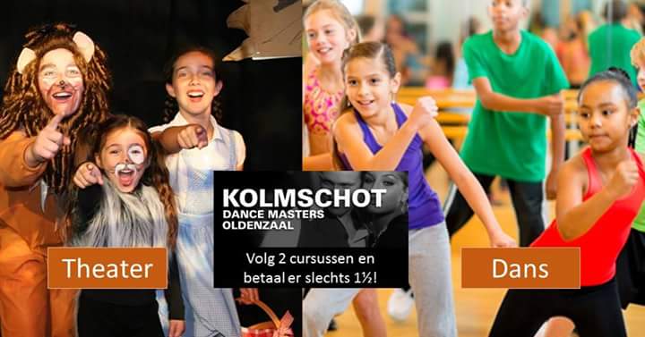 Kolmschot's tweet photo. Volg je twee cursussen bij onze studio (bv Dans en Theater) dan krijg je 50% korting op de 2e cursus! http://t.co/H6CWXtHtQO