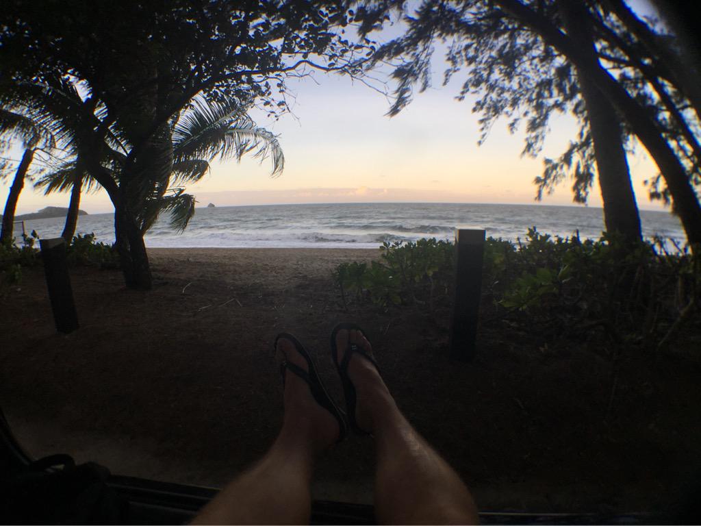 allsochris's tweet photo. Palm Cove! Think I'm going to park myself here for the night! #Oz http://t.co/2OavZDwl83