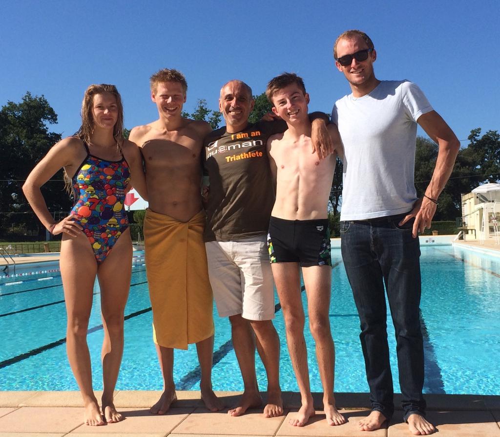 Superbe semaine d'entrainement avec <a href="/PierreBalty/">Pierre Balty</a> et @petekerr_ au TeamCharentes ! #NopainNogain