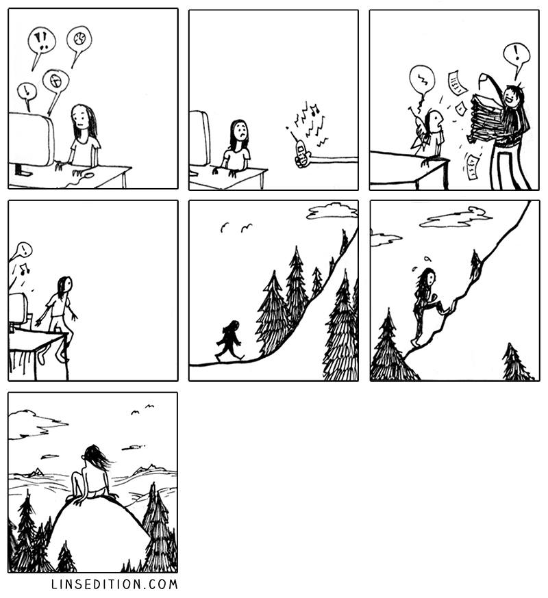 Den Alltagsstress kann man auch beim Weitwandern einmal hinter sich lassen ;-) &lt;3 Schönes Wochenede!!